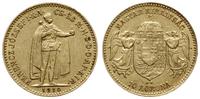 10 koron 1910 KB, Krzemica, złoto 3.38 g, Fr. 25