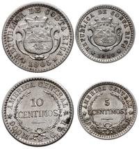 zestaw: 5 centimos 1910 i 10 centimos 1905, Fila