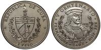 peso 1990, 500.lecie odkrycia Ameryki , miedzion