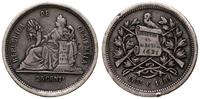 25 centavos 1881, srebro próby '835', 6.19 g, us