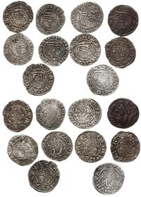 lot 10 x denar, denary z lat: 1552, 1553, 1553, 