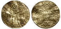 dukat 1608, Utrecht, złoto 3.49 g, gięty, Delmon