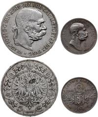 lot 2 monet, w skład zestawu wchodzą: 5 koron 19