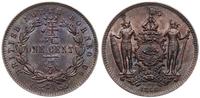 1 cent 1866, pięknie zachowane z dużym blaskiem 