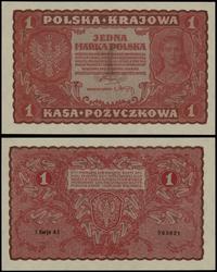 1 marka polska 23.08.1919, seria I-AJ, numeracja