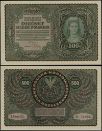 500 marek polskich 23.08.1919, seria I-BL, numer
