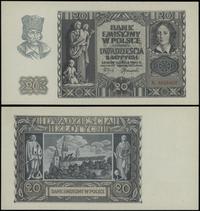 20 złotych 1.03.1940, seria K, numeracja 4026400
