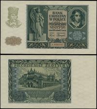 50 złotych 1.03.1940, seria A, numeracja 6181141