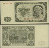 50 złotych 1.07.1948, seria EL, numeracja 696050