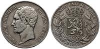 Belgia, 5 franków, 1852