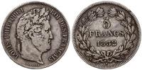 5 franków 1832 W, Lille, popiersie autorstwa Dom