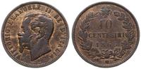Włochy, 10 centymów, 1866 M