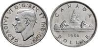 dolar 1946, Ottawa, Canoe, srebro próby 800, KM 