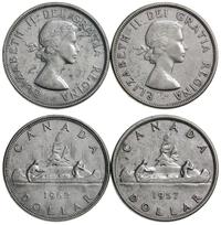 Kanada, zestaw: 2 x dolar, 1957, 1962
