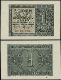 1 złoty 1.08.1941, seria BD, numeracja 4041963, 