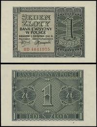 1 złoty 1.08.1941, seria BD, numeracja 4041975, 