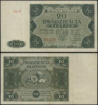 20 złotych 15.07.1947, seria B, numeracja 787471