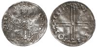 denar 1047-1075, mennica Lund, Aw: Chrystus sied