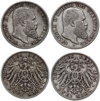 2 x 2 marki 1903, 1904, Stuttgart, łącznie 2 szt