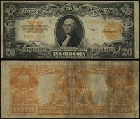 20 dolarów 1922, złota pieczęć seria K49061833, 