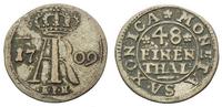 1/48 talara 1709/E.P.H., Lipsk, moneta wybita dl
