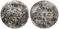 Polska, 2 grosze srebrne (półzłotek), 1771 IS