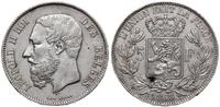 5 franków 1868, Bruksela, srebro, De Mey 93