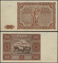 100 złotych 15.07.1947, seria F numeracja 919532