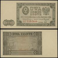 2 złote 15.07.1948, seria BZ, numeracja 7204689,