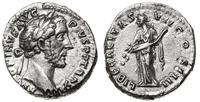 denar 153-154, Rzym, Aw: Głowa cesarza w wieńcu 