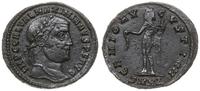 follis 308-310, Nicomedia, Aw: Głowa cesarza w w