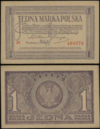 1 marka polska 17.05.1919, seria PI, numeracja 4