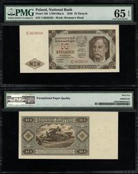 10 złotych 1.07.1948, seria C, numeracja 4638558
