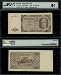 10 złotych 1.07.1948, seria K, numeracja 5562718