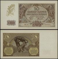 10 złotych 1.03.1940, seria L, numeracja 6777341