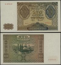 100 złotych 1.08.1941, seria D, numeracja 207311