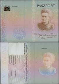 druk reklamowy paszportu, 2 druki z Marią Skłodo