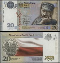 20 złotych 13.02.2018, banknot na stulecie niepo
