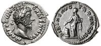 denar 166, Rzym, Aw: Głowa cesarza w wieńcu laur
