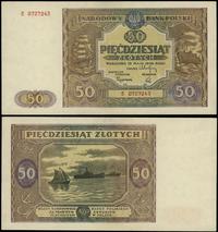 50 złotych 15.05.1946, seria E, numeracja 072724
