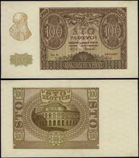 100 złotych 1.03.1940, seria D, numeracja 886499