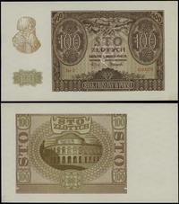 100 złotych 1.03.1940, seria C, numeracja 922437