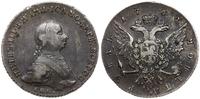 rubel 1762, Petersburg, rzadka moneta, ciemna pa