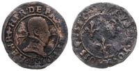 podwójny tournois (podwójny grosz) 1589, Rouen, 