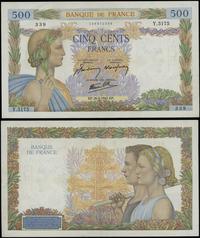 500 franków 26.03.1942, seria Y, numeracja 5175 