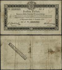 1 talar 1.12.1810, podpis S. Ossoliński, seria A