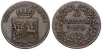 3 grosze 1831, Warszawa, odmiana z prostymi łapa