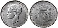 5 pesetas 1899 SGV, Madryt, srebro 25.00 g, , po