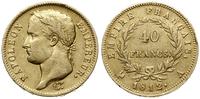 40 franków 1812 A, Paryż, złoto 12.80 g, Gadoury