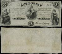 2 forinty 18... (ok. 1850), seria A, bez numerac